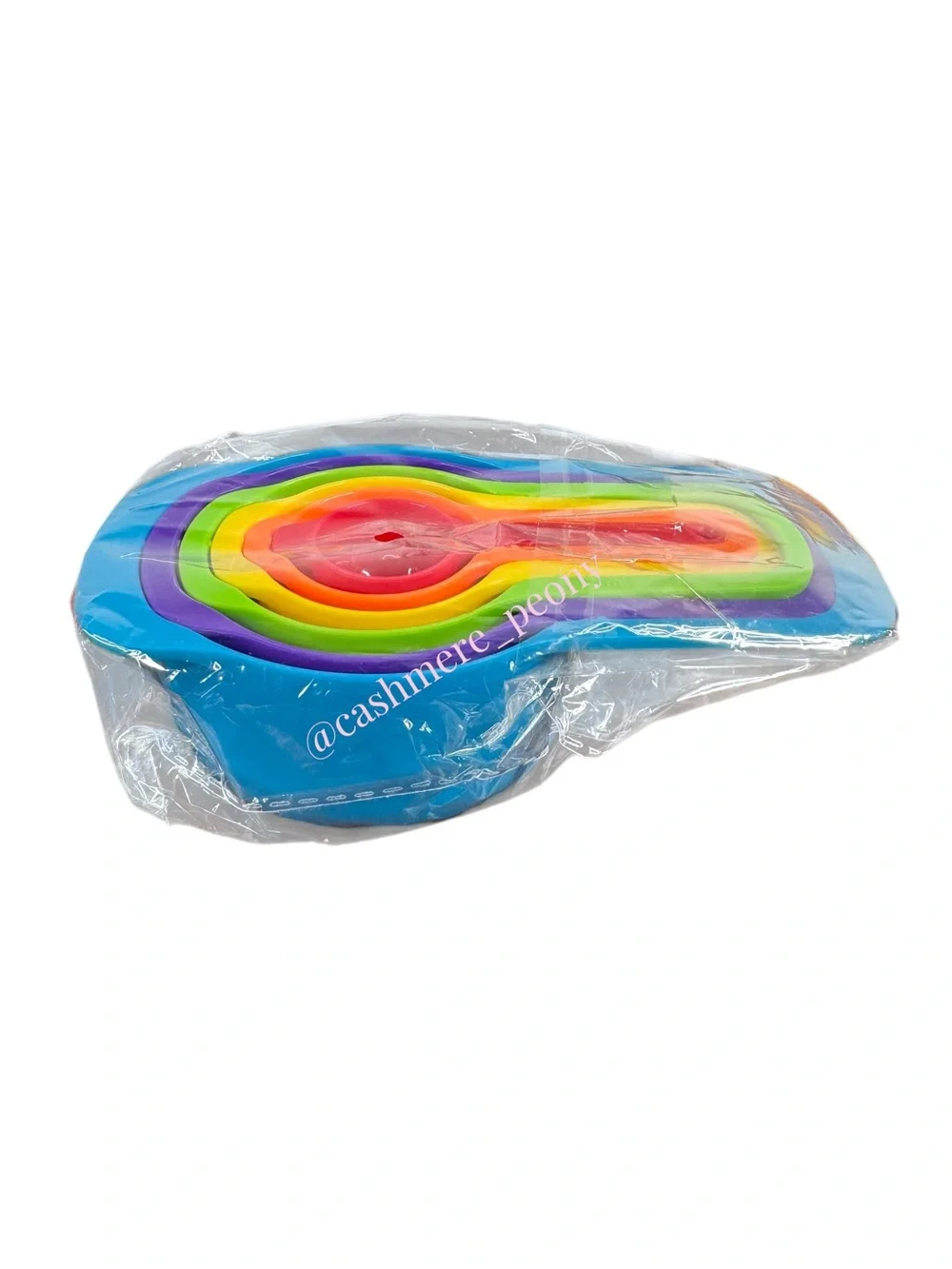 NEW Rainbow Nesting Measuring Cups and Spoons Set - Multicolor